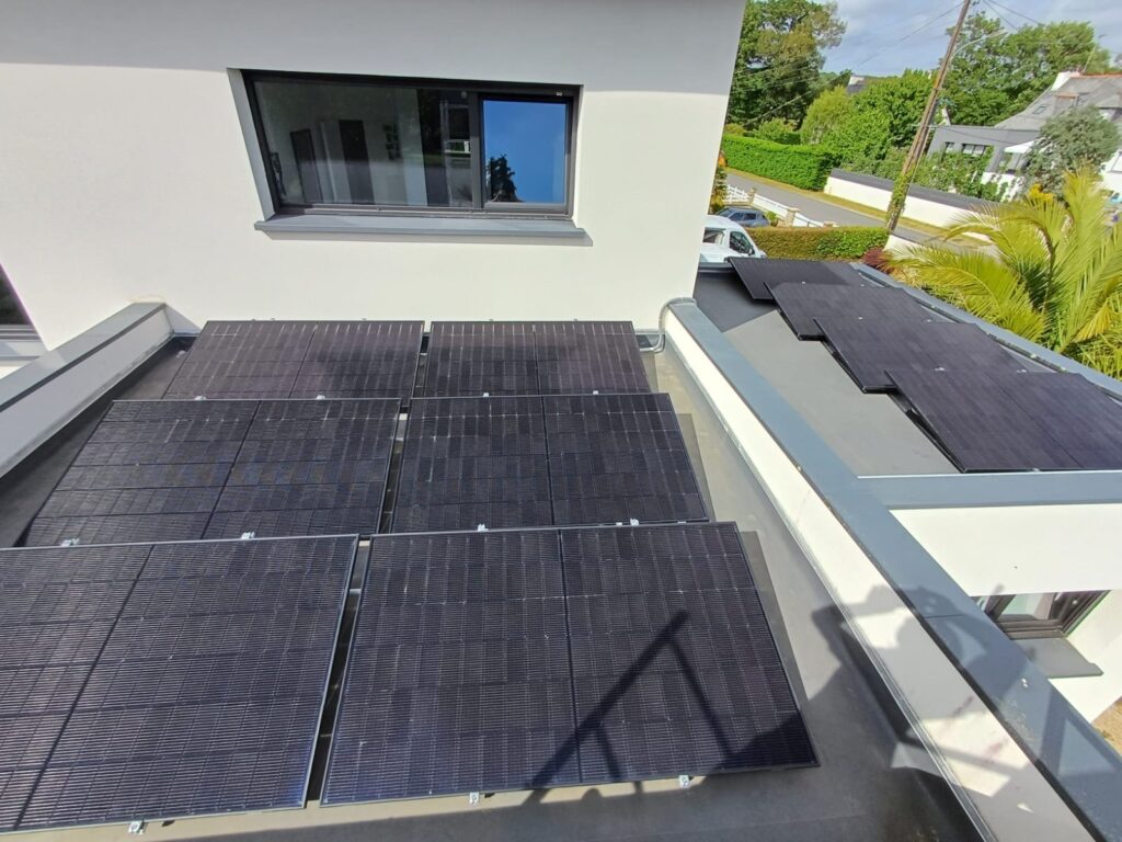 Panneaux photovoltaïques sur toiture